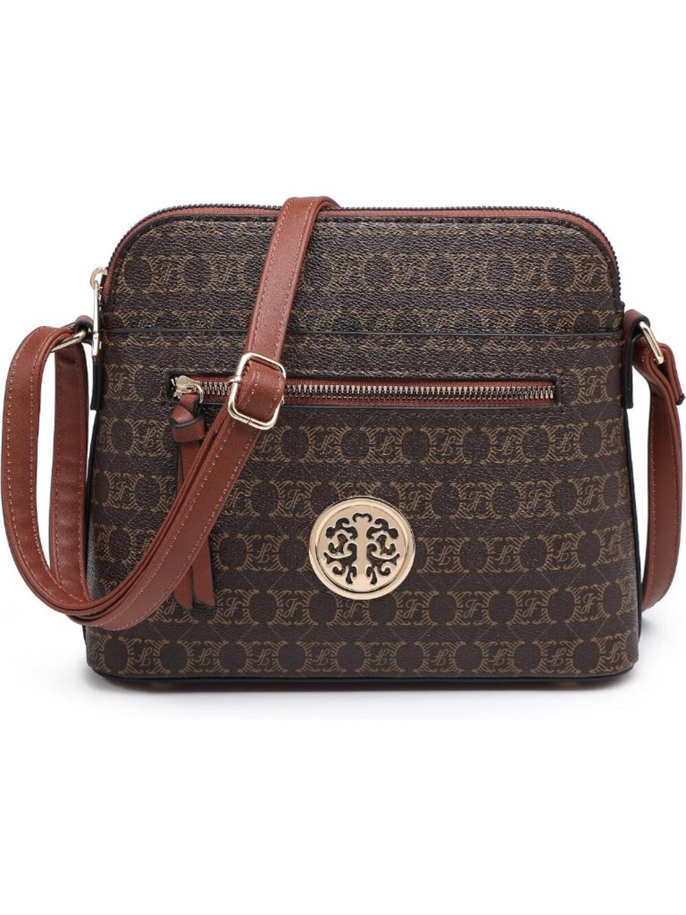 Stylish Medium Crossbody Bag for Women - Adjustable Strap, Multi-Pocket Purse